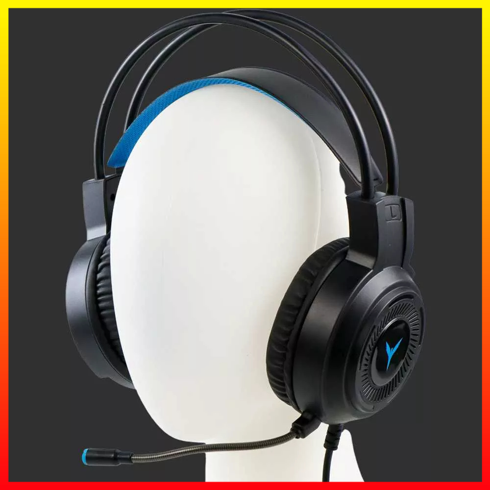 Profesional Wired Headphone Headset Audifonos Bass Stereo Dengan Lampu LED Gaming Dengan Mikrofon Untuk Komputer PC Gaming PS4 PS5 Xbox - 7RSK7JBK