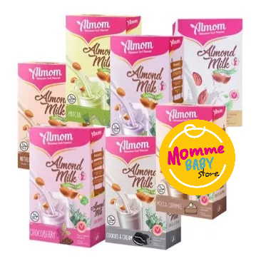 BEST SELLER Almom Booster Milk Powder Yummy Pelancar ASI Booster Sari Almond Susu Lemom Tea Granule