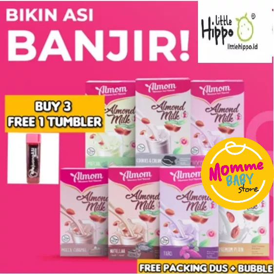 BELI 3 FREE TUMBLER / ALMOM - ALMOND MILK POWDER PREMIUM / ASI BOOSTER / KUKIMOND