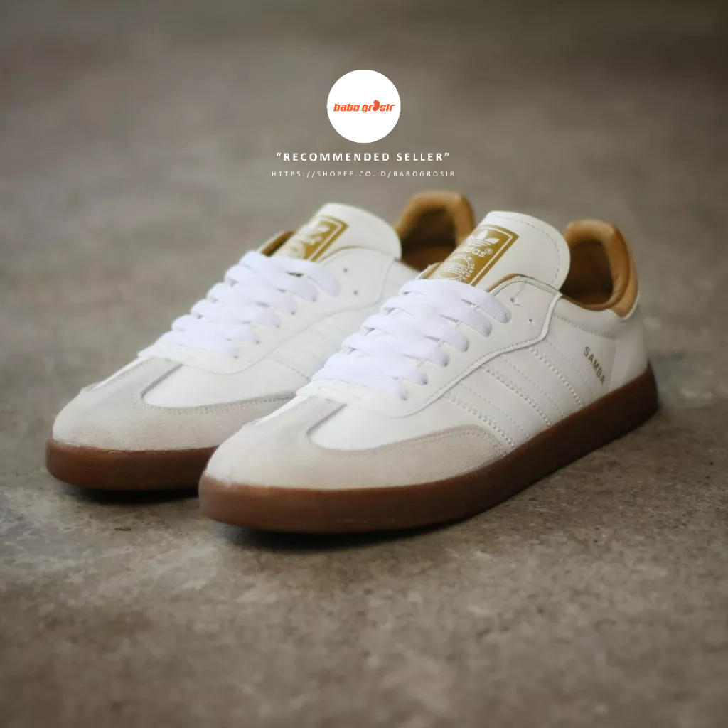 PROMO Sepatu Adidas Samba OG Off White Premium | Sneakers Pria dan Wanita, Harga Murah, Kualitas Mewah dan Terjamin
