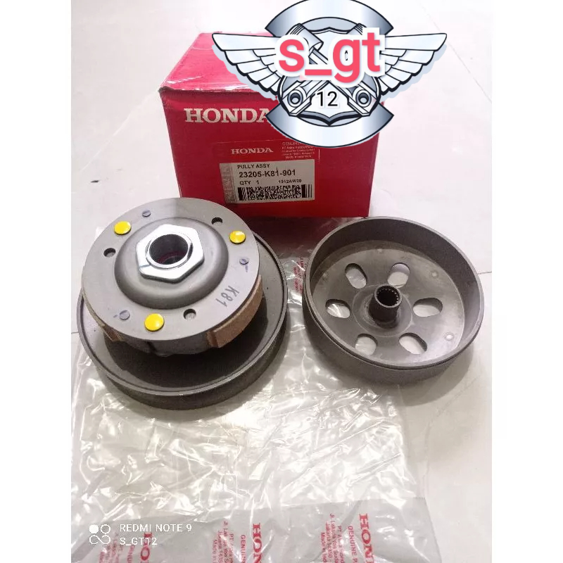 Pully Assy Beat Esp K81 Honda 2016 - 2020