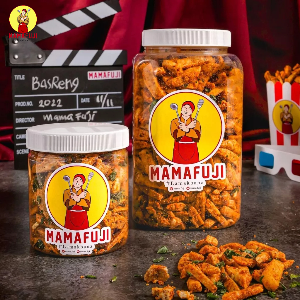 

Mamafuji - Basreng Pedas Asin Balado Original Pedas Daun Jeruk 850gr