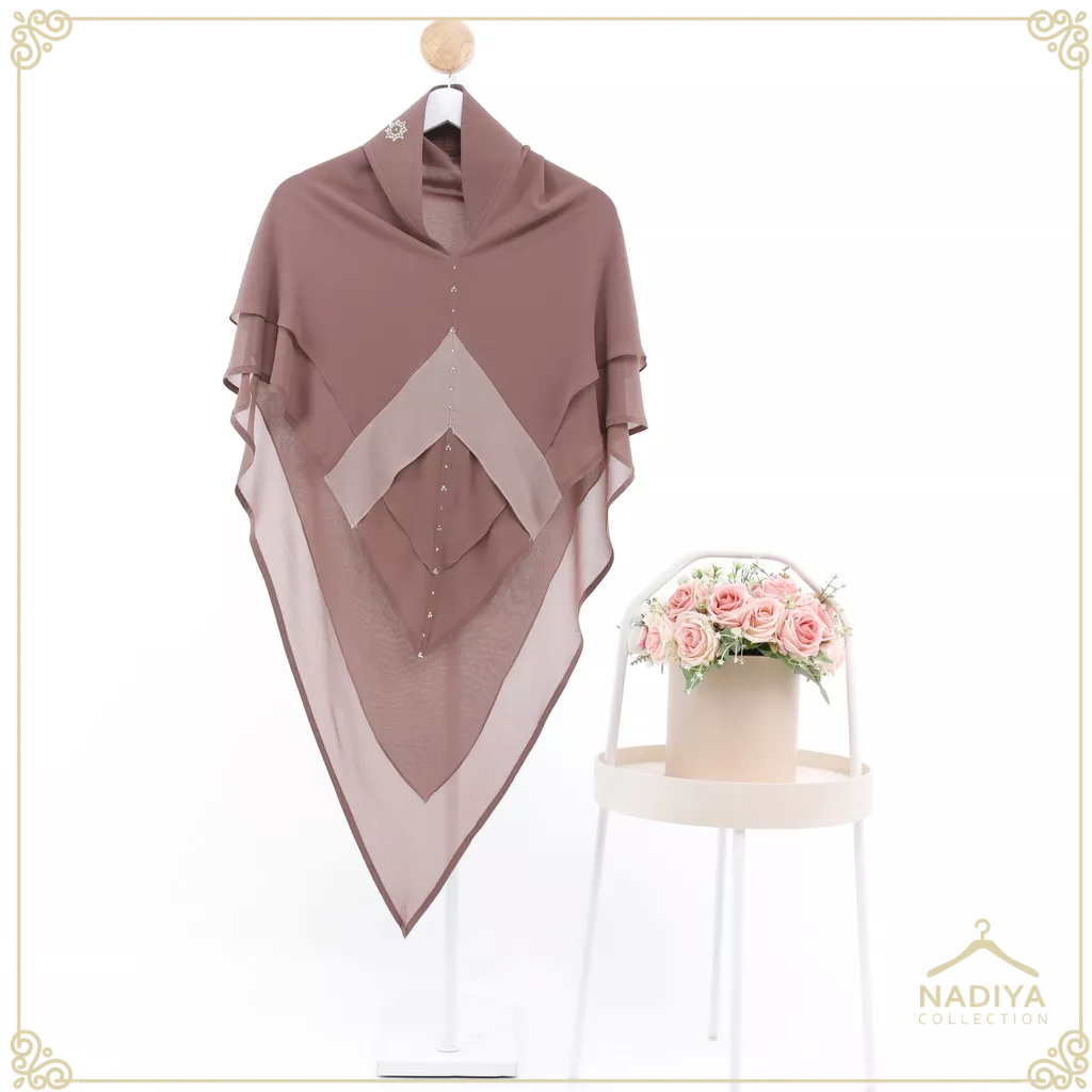 Ranti Khimar - Khimar Elva Syari Line Ismi Premium by Nadiya