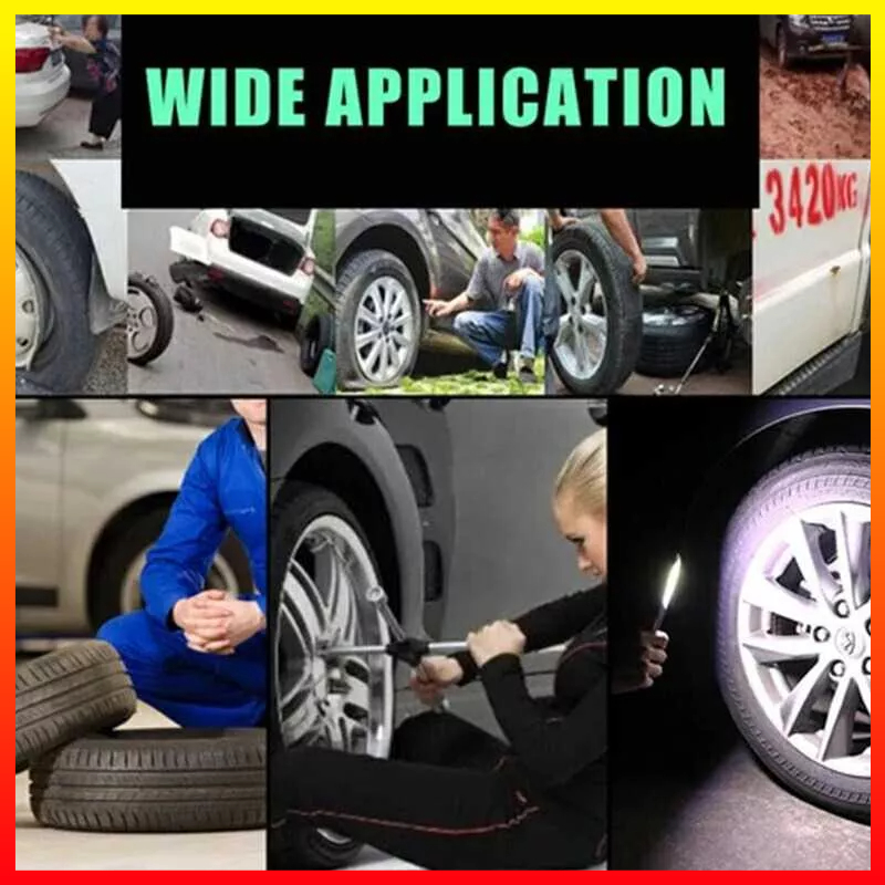 Paku Perbaikan Ban Tubeless Untuk Roda Sepeda Motor Mobil Skuter 10 Pcs 5PCS Small + 5PCS Large MUQZI LN122 - 7CRS46BK