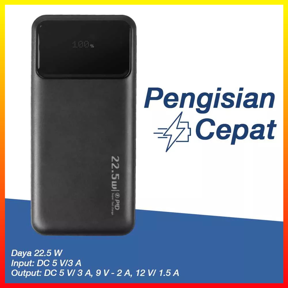 Powerbank Pengisian Cepat Portabel Kapasitas Besar 10000mAh Dual USB Output 22.5W ALLPOWERS ALL139 - 7CWB0HBK