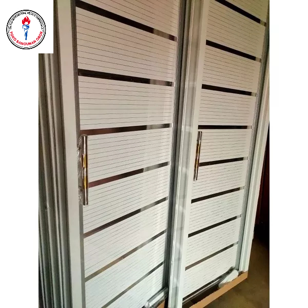 Pintu Kamar Mandi PVC ECO Lis Galvalum Minimalis 69 x 195