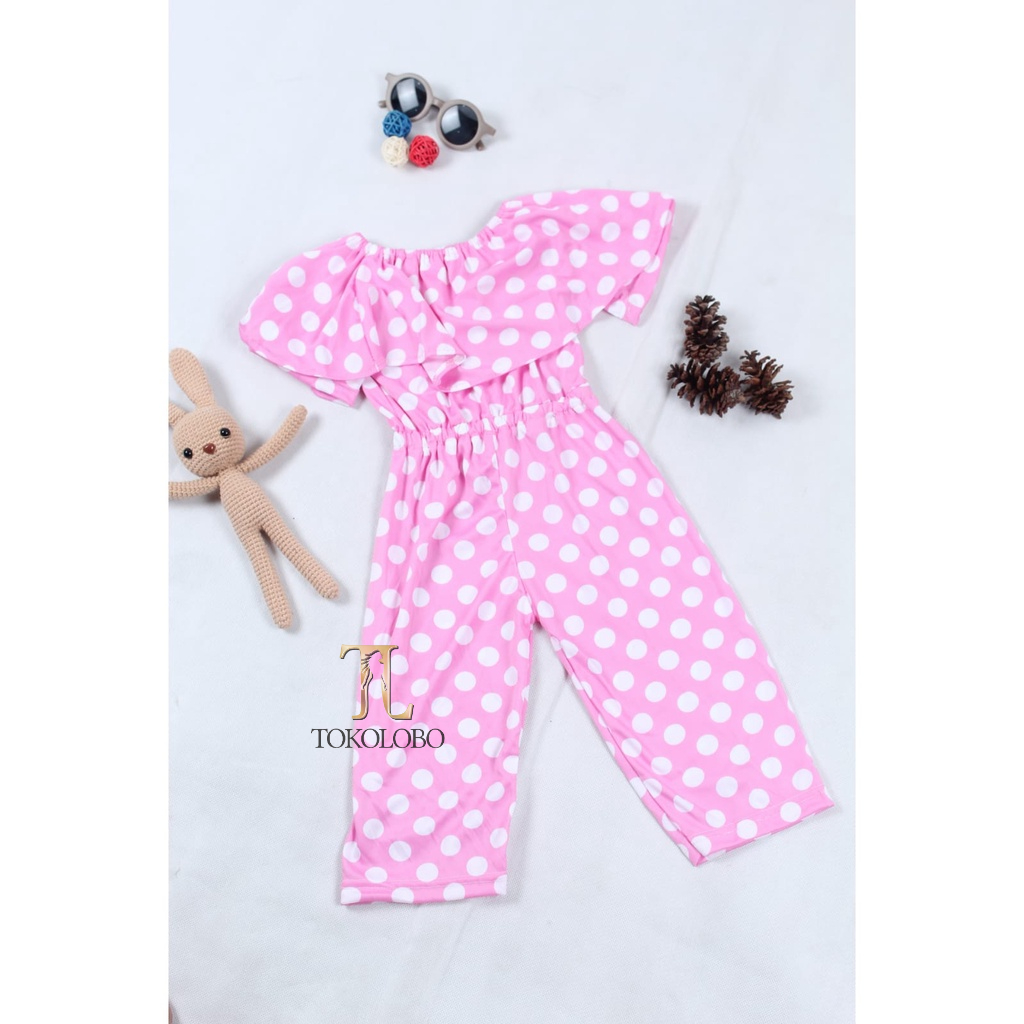 tokolobo JUMPSUIT ANAK RUFFLE DOT