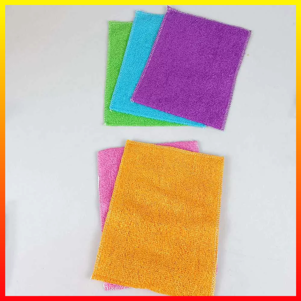 Kain Lap Penyerap Pembersih Dapur Anti Lengket Cepat Kering Handuk Microfiber Mobil 18x22cm 3 PCS Joybos J146 - 7RHAMNMZ