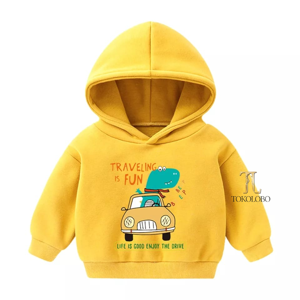 tokolobo SWEATER ANAK TRAVELING DINO UNISEX