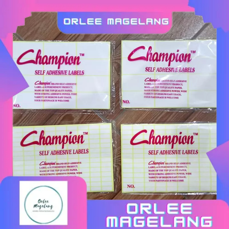 

LABEL RIKITO/ LABEL CHAMPION/ LABEL HARGA/ STIKER HARGA