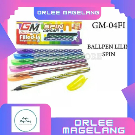 

Ballpoint Lilin GM , ORIGINAL 1 LUSIN (ISI 12), Lembut, Asli!