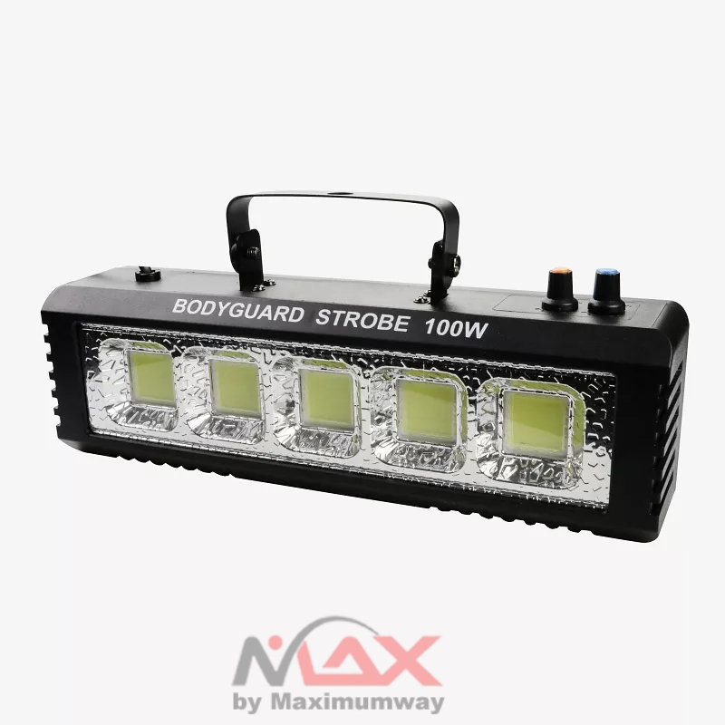 Ecostrobe Lampu Strobo Disco 100W Sensor suara LED panggung stage PAR DJ Disco ikut Beat Musik RGB White DJ Disco Strobe Light 100W Remote Control Sound Flash Party Wedding Holiday Stage Lighting Effect Dj Light