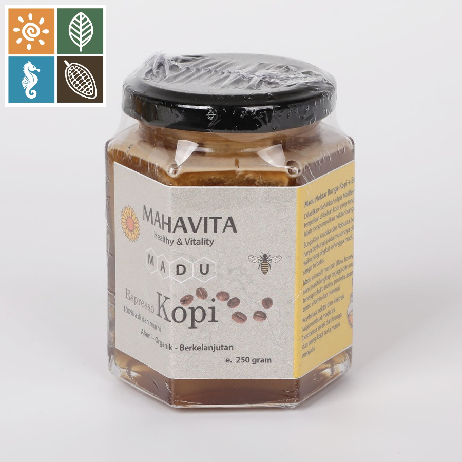 

Madu Nektar Bunga Kopi Coffee Blossom 240ml + Espresso MahaVita Honey