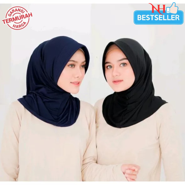 Jilbab Sport All Size / Hijab Instan / Bergo Sport / Jilbab Olahraga / Bergo Hamidah / Kerudung Olah