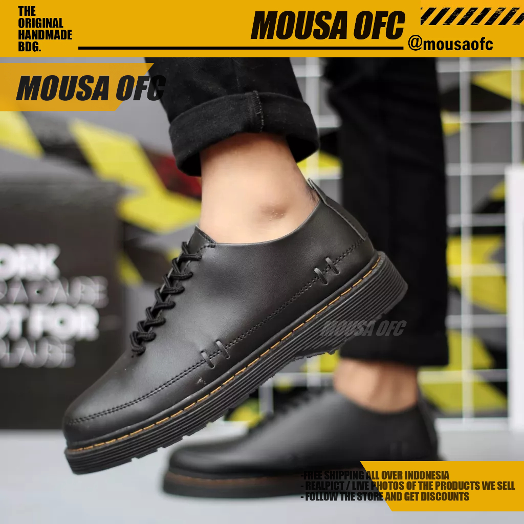 Sepatu Docmart Formal Low Boots Kerja Pria