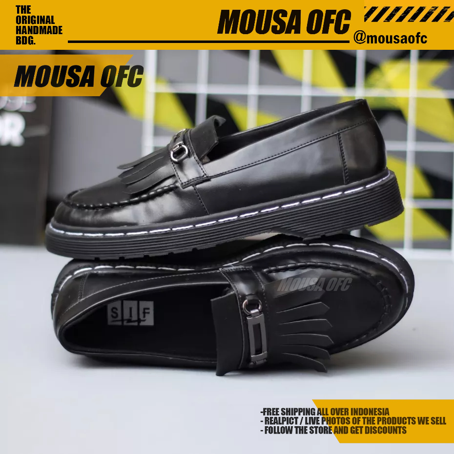 Sepatu Docmart Pantofel Formal Kerja Hitam Pria