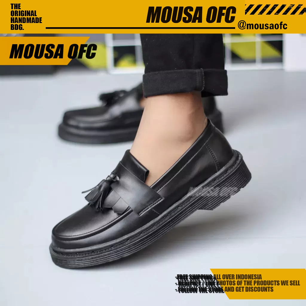 Sepatu Loafers Docmart Formal Pantofel Pria