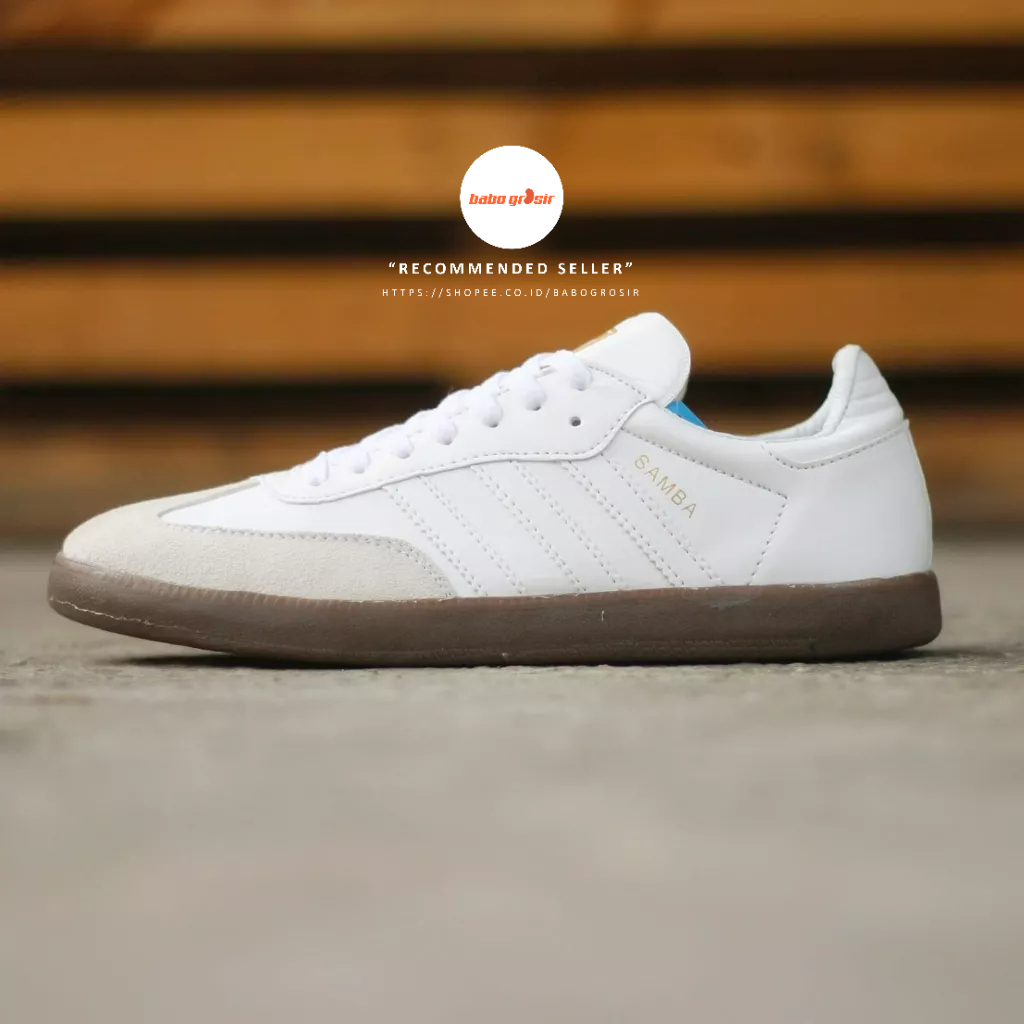 PROMO Sepatu Adidas Samba OG Full White Premium | Sneakers Pria dan Wanita, Harga Murah, Kualitas Mewah dan Terjamin