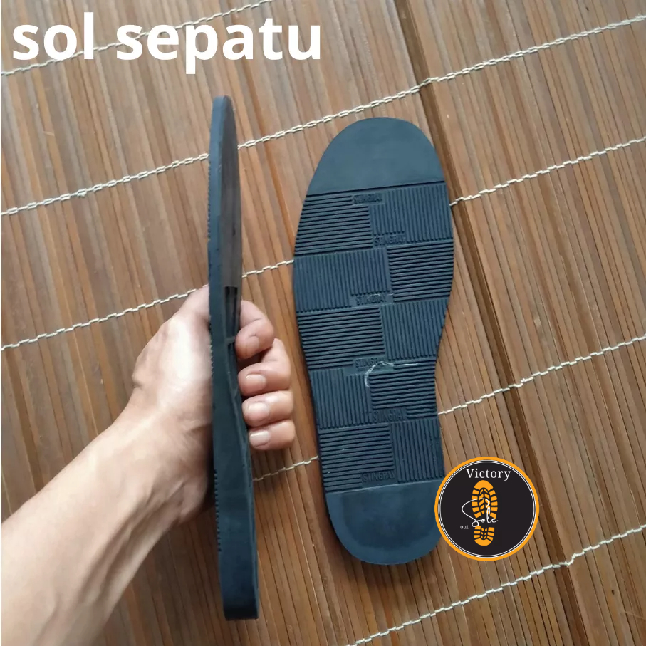Outsol karet sol sepatu pria alas sepatu sepatu karet asli