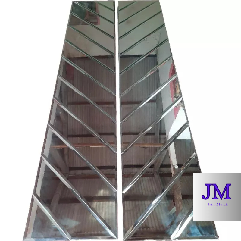 cermin dinding - cermin bevel - kaca cermin - kaca cermin dekorasi dinding