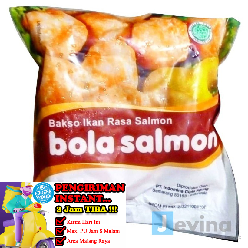 

Bola Bakso Salmon Minaku 500g (Bakso Ikan Salmon)