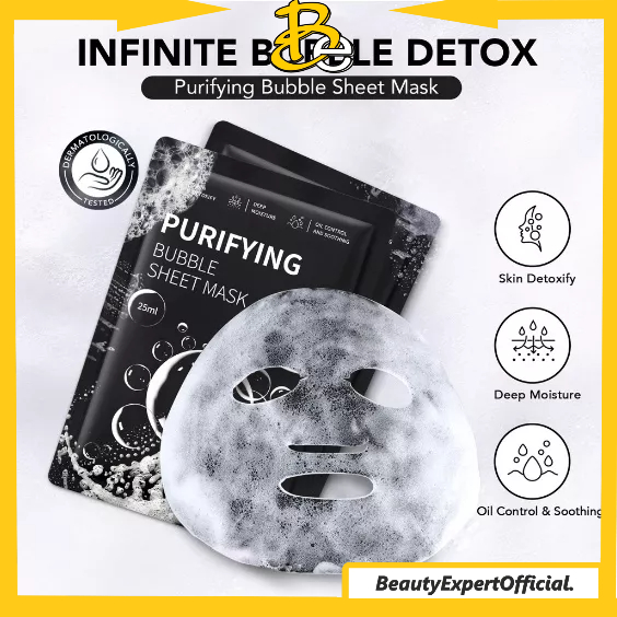 ⭐️ Beauty Expert ⭐️YOU Purifying Bubble Sheet Mask | Masker Wajah | Moisturizer and Oil Control