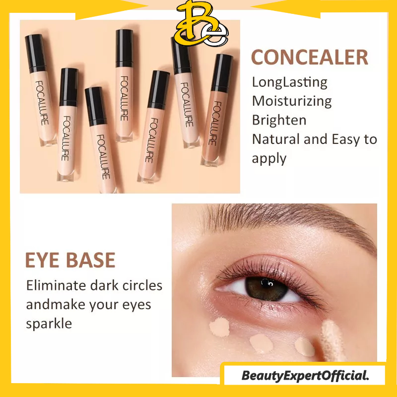 ⭐️ Beauty Expert ⭐️ FOCALLURE Full Coverage Concealer Liquid concealer