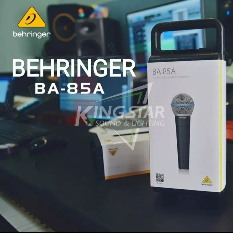 Mic Behringer BA 85A Dynamic Super Cardioid Microphone Original