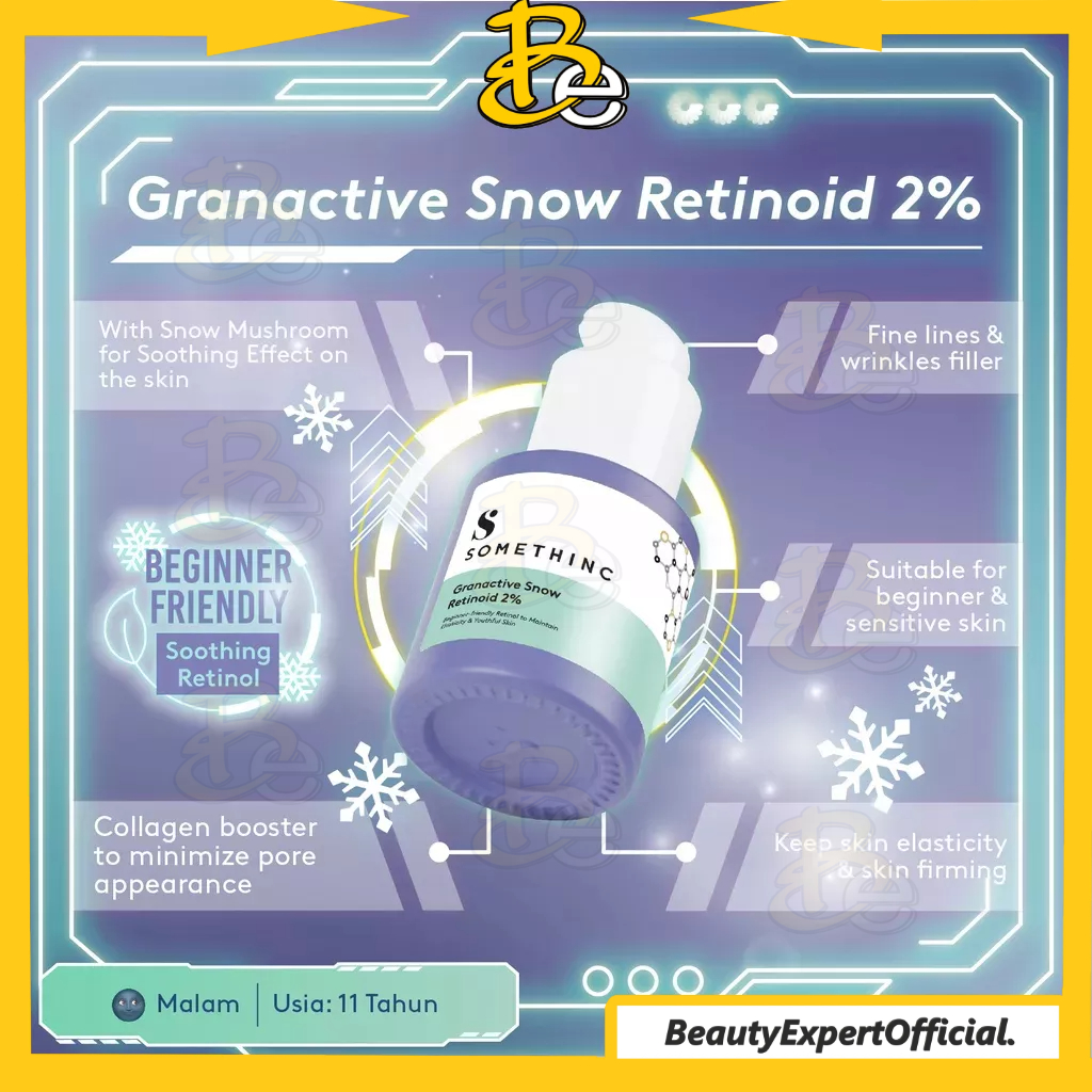 ⭐️ Beauty Expert ⭐️ [EXP 09/23] SOMETHINC Granactive Snow Retinoid 2% - Serum Retinol Untuk Pemula &amp; Kulit Sensitif