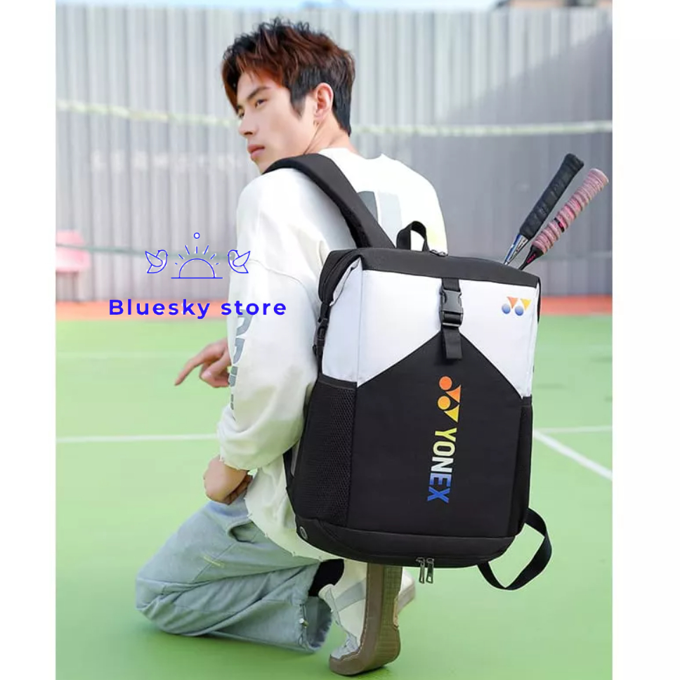 Bluesky Tas Ransel Bulutangkis Yonex Pria dan Wanita Badminton Warna Hijau Tosca Hitam dan Pink
