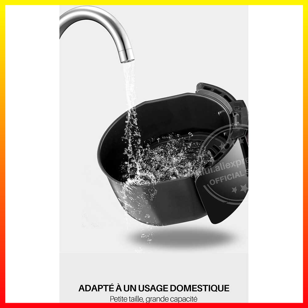 Air Fryer Mesin Alat Penggoreng Udara 200C Anti Lengket Smart 2L MIUI - XOHZ46BK