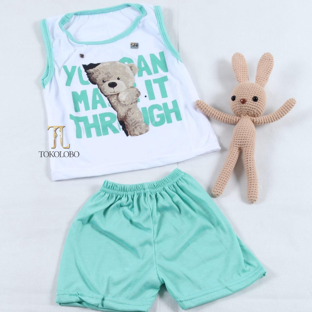 tokolobo set anak singlet bear you can