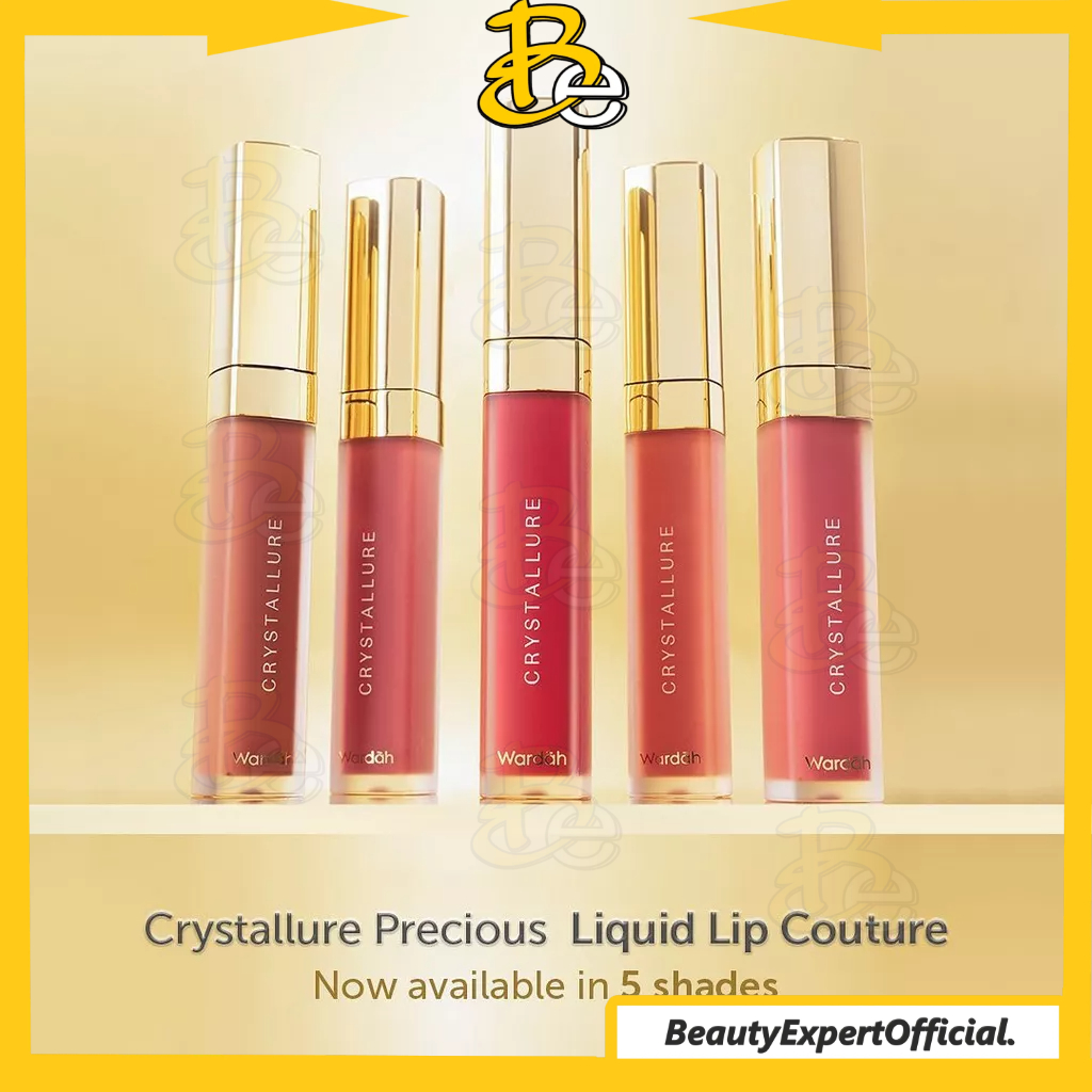 ⭐️ Beauty Expert ⭐️ Crystallure Precious Liquid Lip Couture 6.5 g - Wardah Crystallure Lip Cream (Hasil glossy dan melembabkan bibir)