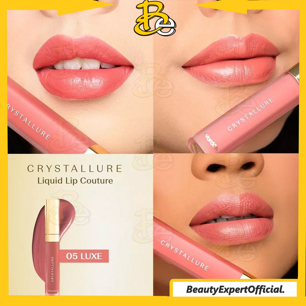 ⭐️ Beauty Expert ⭐️ Crystallure Precious Liquid Lip Couture 6.5 g - Wardah Crystallure Lip Cream (Hasil glossy dan melembabkan bibir)