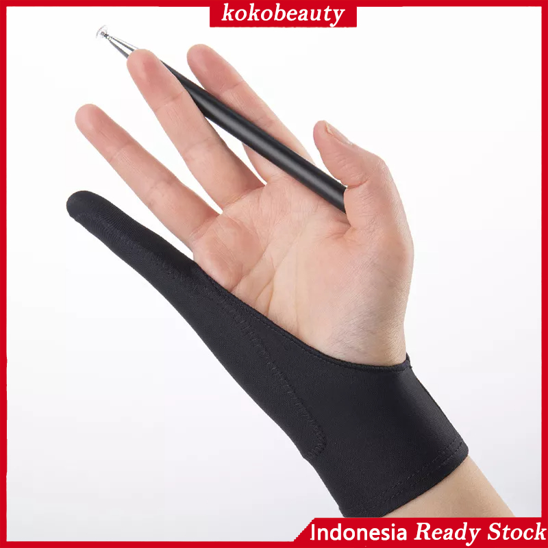 【Penjual Lokal】Sarung Tangan Lukis Anti Mistouch Sarung Tangan Lukis 2jari Layar Elektronik Sarung Tangan Anti Mistouch