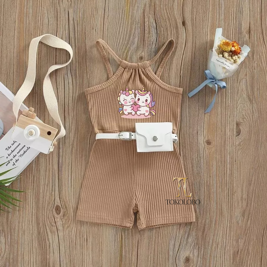 tokolobo Jumpsuit Anak Iris (Twin Unicorn) DTF Printing