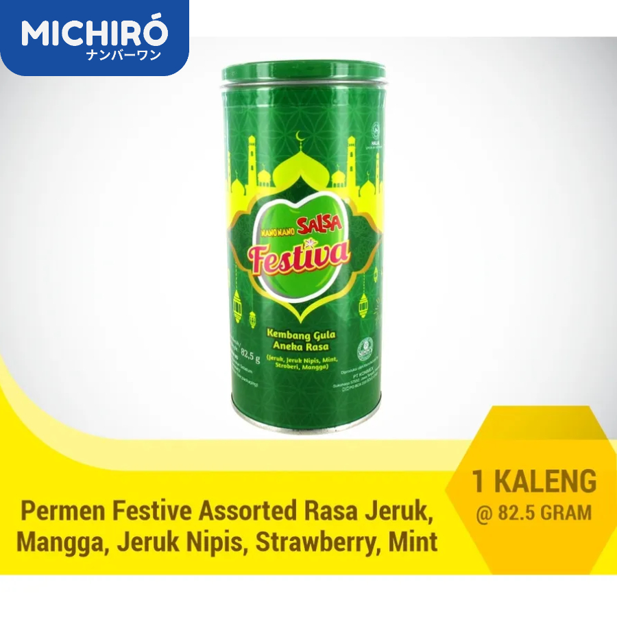 

Michiro Permen Nano Nano Salsa Kembang Gula Aneka Rasa/Nanp Nano Salsa Festiva/Nano Nano Salsa Festiva Kaleng - Candy Cans Of Salsa