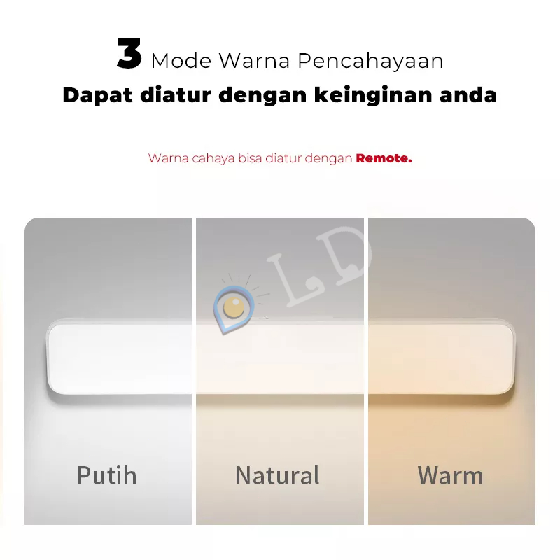 [COD] Lampu LED Magnet Remote Dinding Bisa di gantung Serbaguna Rechargeable USB Warna Aesthetic Led tabung multi warna tahan lama