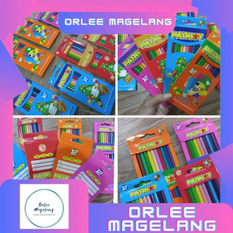 

PENSIL WARNA PATRIOT ISI 12, PANJANG KUALITAS BAGUS
