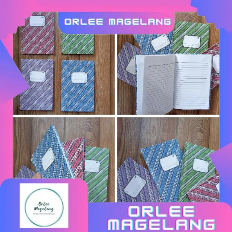 

BUKU NOTES BATIK KECIL, buku batik 1 pcs