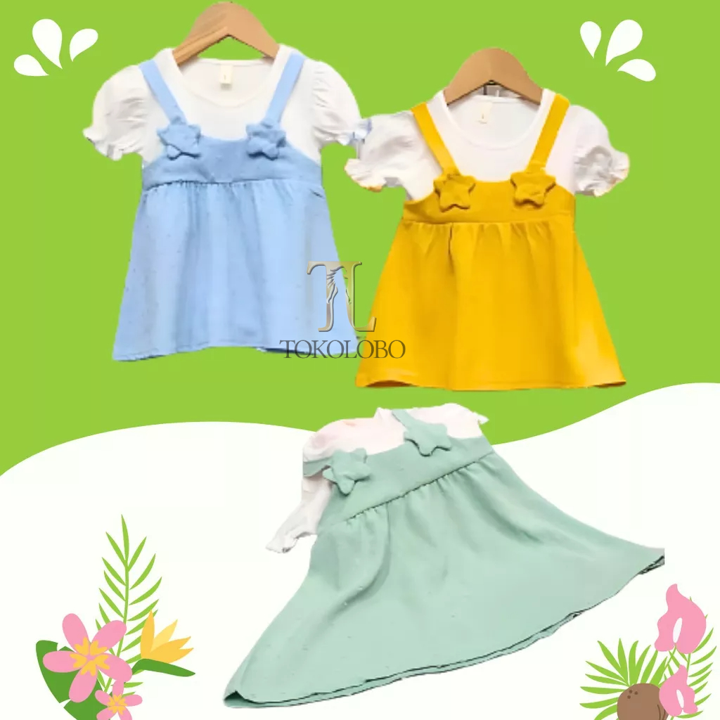 tokolobo (IMPORT) DRESS ANAK STARS KD 561