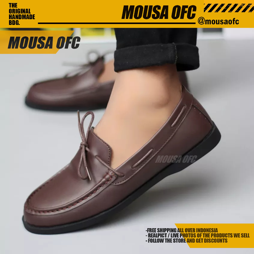 Sepatu Slop Formal Casual Pantofel Kerja Pria