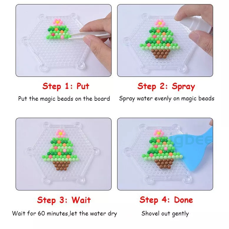 [COD] Mainan Manik Air / Aqua Beads / Water Beads DIY Ajaib Karakter
