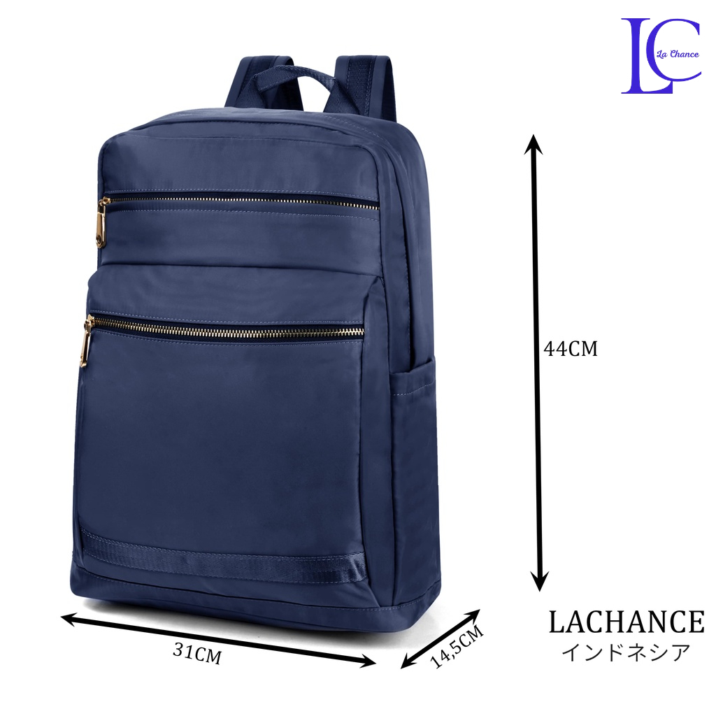 RANSEL IMPORT BRANDED PREMIUM BACKPACK FASHION POLOS | TAS PUNGGUNG RANSEL SEKOLAH / KULIAH | Merk La Chance