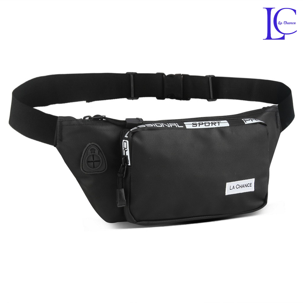 TAS SELEMPANG / TAS WAIST BAG / TAS PINGGANG MURAH KEREN Casual OVAL Pria Wanita