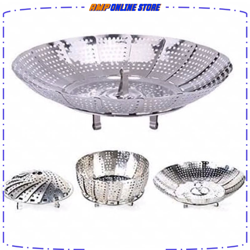 Alat Kukusan Stainless Flexible - Steamer Alat Kukus Serbaguna