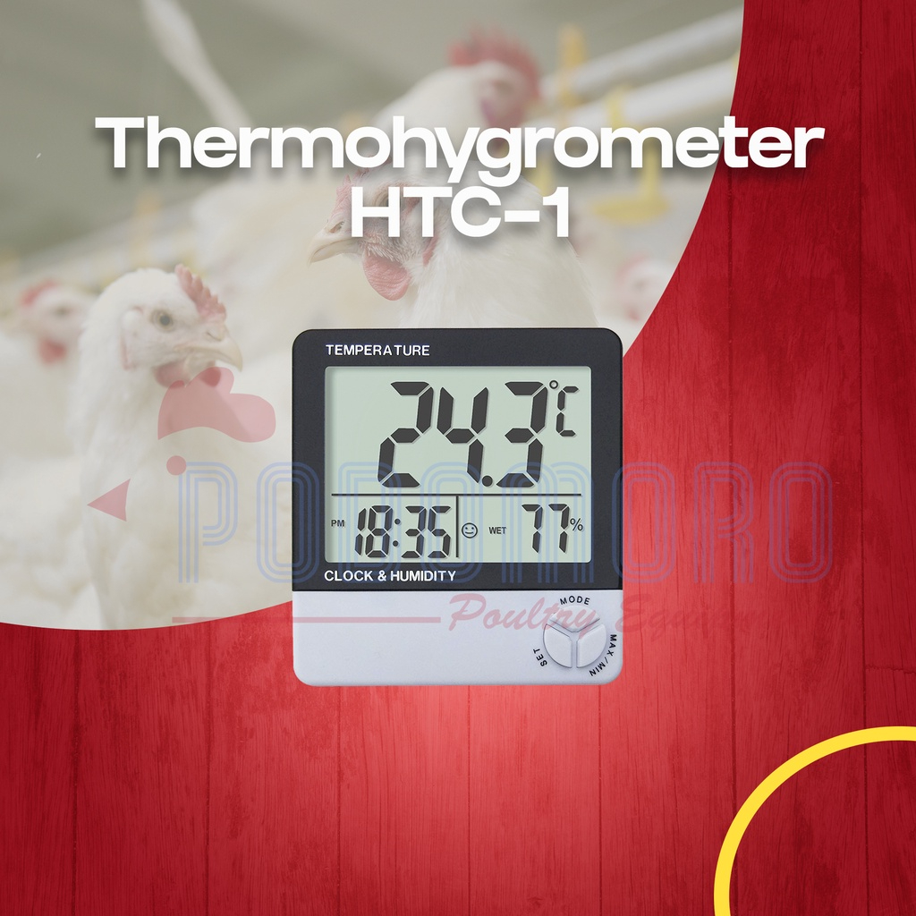 THERMOMETER HYGROMETER DIGITAL