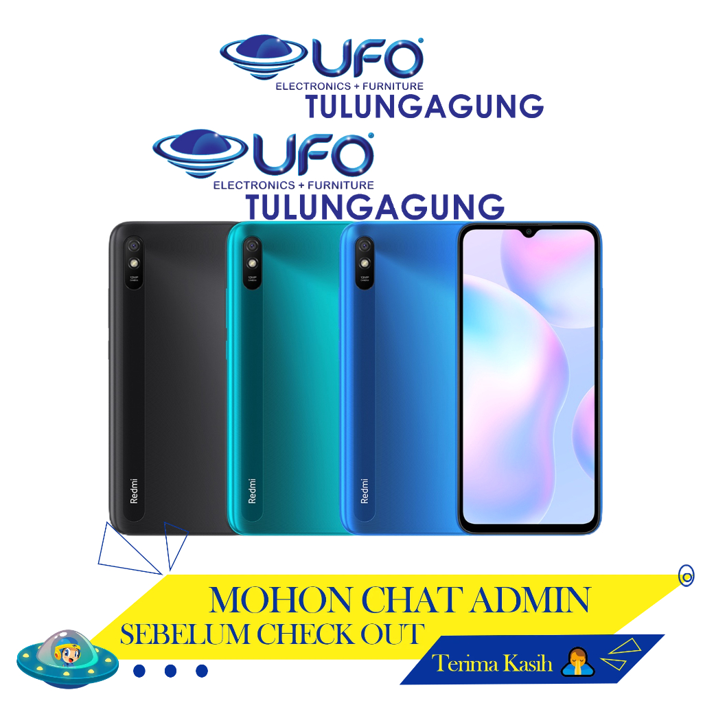 Redmi 9A RAM 2/32GB 3/32GB HP Xiaomi Garansi Resmi