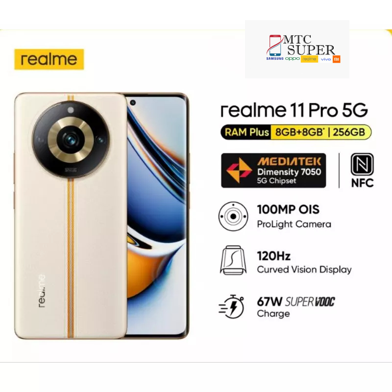 REALME 11 PRO 5G 8+8 | 256GB  GARANSI RESMI