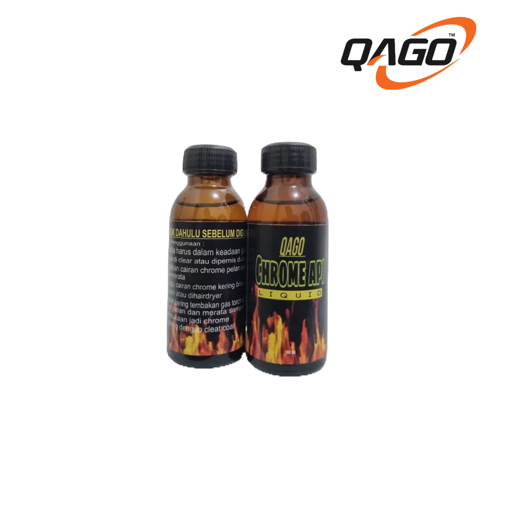 Qago Chrome Api Bakar Liquid - Cairan Chrome Bakar 100ml 100% Original